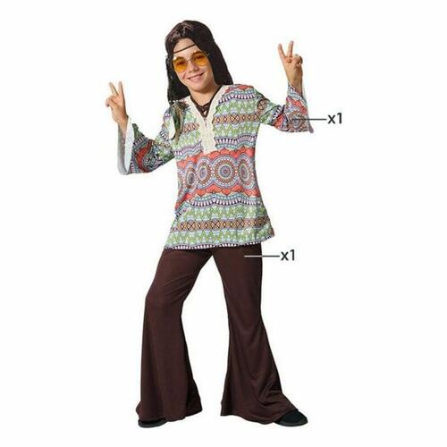 Kostume til børn Hippie 3-4 år