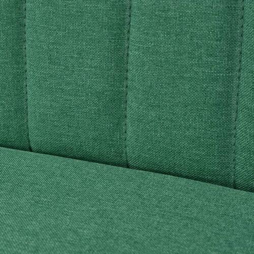 Stofsofa 117x55,5x77 cm grøn