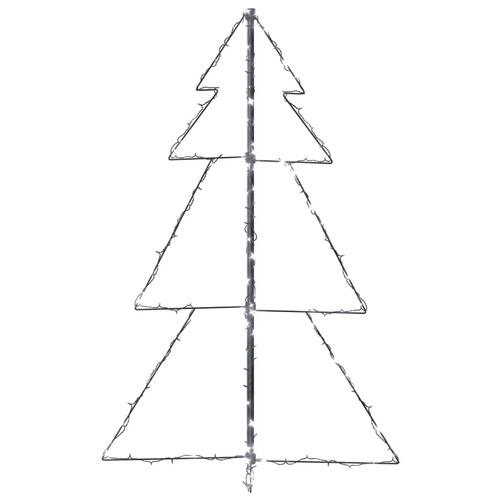 Lysende juletræ 78x120 cm 160 LED'er indendørs/udendørs