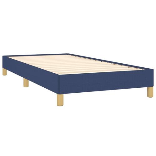 Sengeramme 100x200 cm stof blå