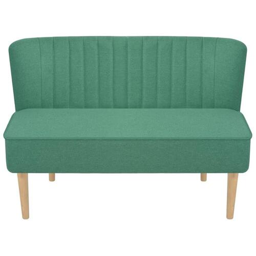 Stofsofa 117x55,5x77 cm grøn