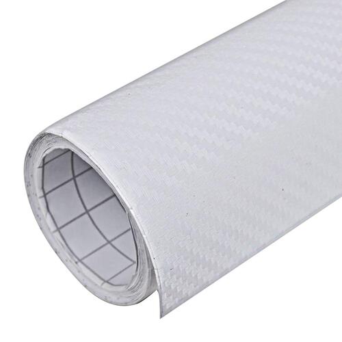 Bilfolier 2 stk. 100x150 cm + 50x150 cm 3D hvid