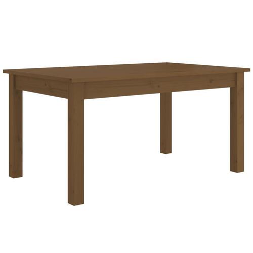 Sofabord 80x50x40 cm massivt fyrretræ gyldenbrun