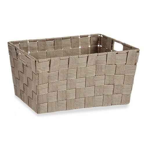 Multibrug kurv Brun Klæde 5 L 30,4 x 14 x 20 cm (18 enheder)