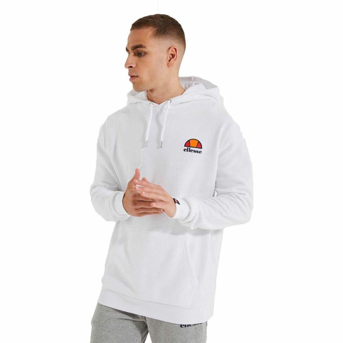 Hættetrøje til Mænd Ellesse Toce OH Hoody Hvid M