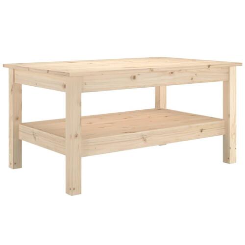 Sofabord 80x50x40 cm massivt fyrretræ