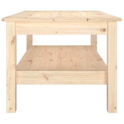 Sofabord 80x50x40 cm massivt fyrretræ