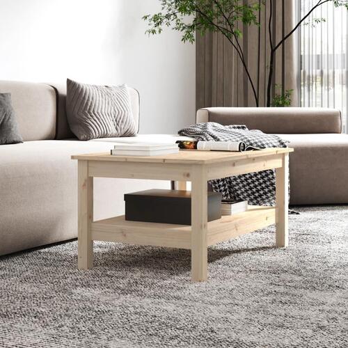 Sofabord 80x50x40 cm massivt fyrretræ