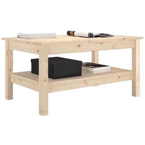 Sofabord 80x50x40 cm massivt fyrretræ