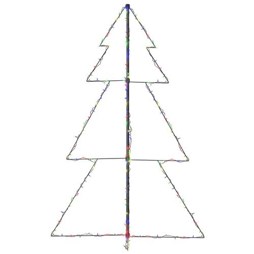 Lysende juletræ 98x150 cm 200 LED'er indendørs/udendørs