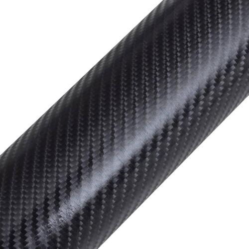 Bilfolier 2 stk. 100x150 cm + 50x150 cm 4D sort