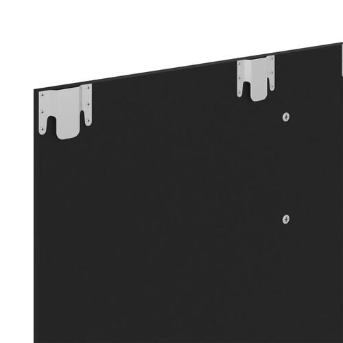 Væghængt tv-skab 120x23,5x90 cm konstrueret træ sort