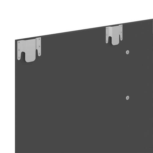Væghængt tv-skab 120x23,5x90 cm konstrueret træ grå