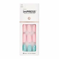 Falske negle Kiss imPRESS color Dew Drop (30 enheder)