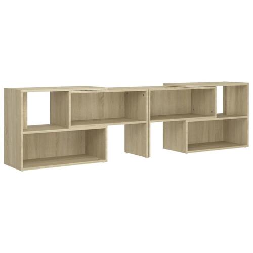 Tv-skab 149x30x52 cm konstrueret træ sonoma-eg