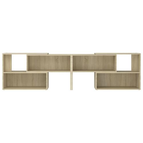 Tv-skab 149x30x52 cm konstrueret træ sonoma-eg