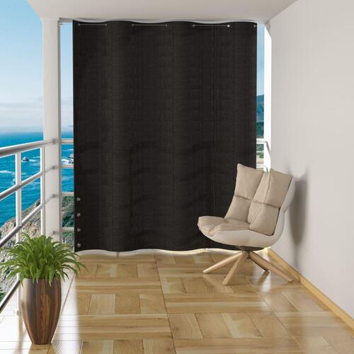 Hængende altanafskærmning 140 x 230 cm HDPE antracitgrå