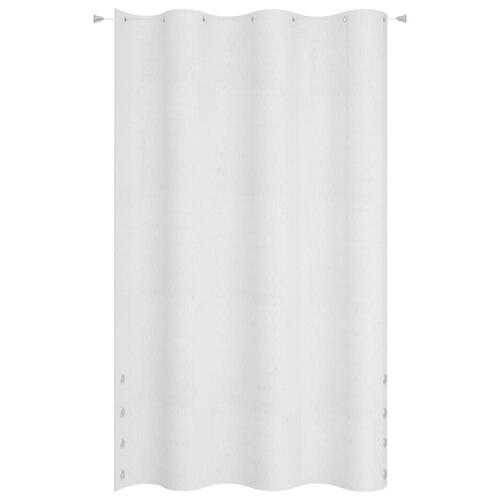 Hængende altanafskærmning 140 x 230 cm HDPE hvid