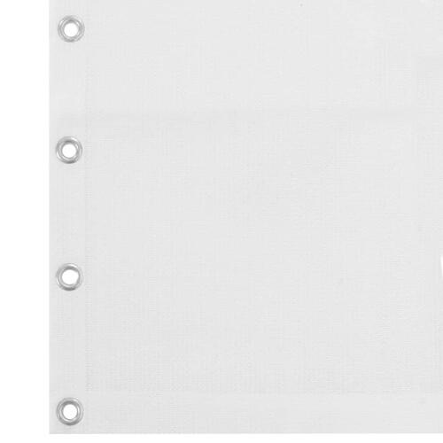 Hængende altanafskærmning 140 x 230 cm HDPE hvid