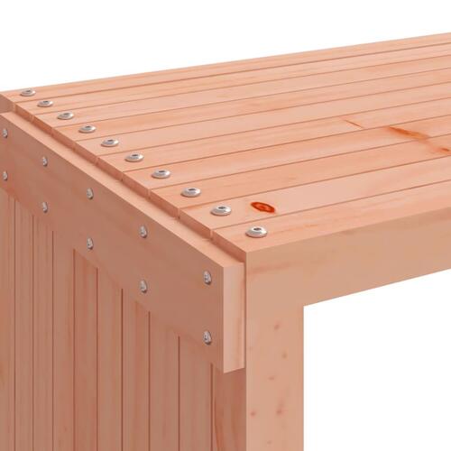 Havebænk 212,5x40,5x45 cm udvideligt design massivt douglasgran