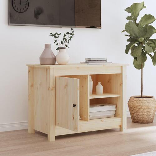 Tv-bord 70x36,5x52 cm massivt fyrretræ