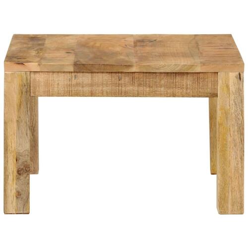Sofabord 55x55x35 cm massivt mangotræ