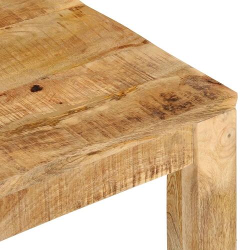 Sofabord 55x55x35 cm massivt mangotræ