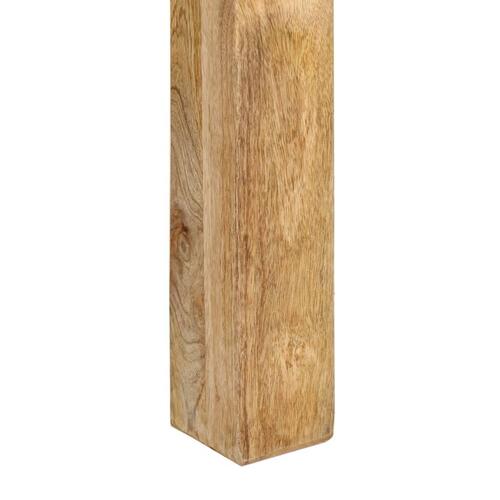 Sofabord 55x55x35 cm massivt mangotræ