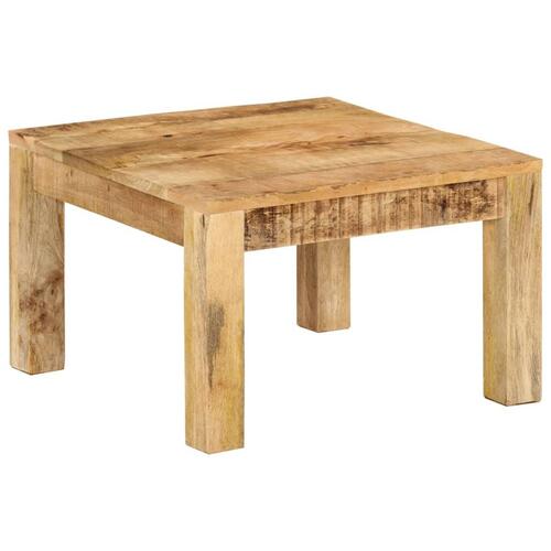 Sofabord 55x55x35 cm massivt mangotræ