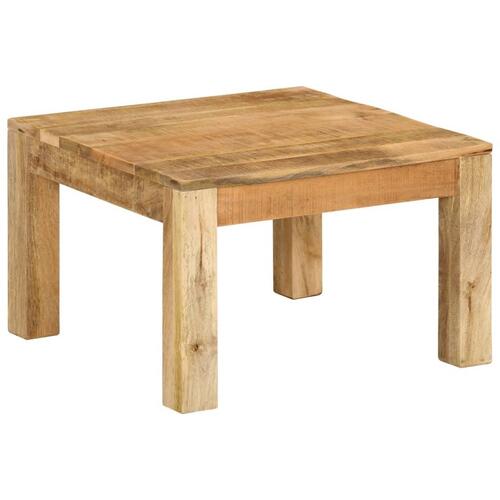 Sofabord 55x55x35 cm massivt mangotræ