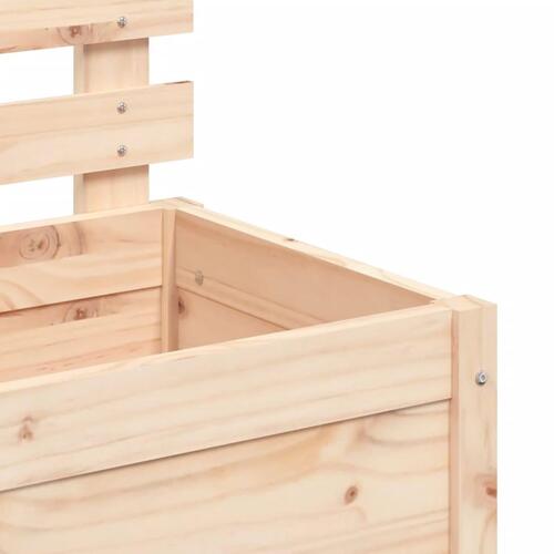 Plantekasse med stativ 79x39,5x114 cm massivt fyrretræ