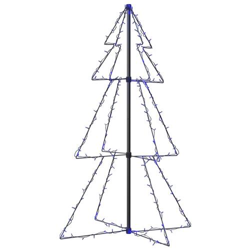 Lysende juletræ 78x120 cm 160 LED'er indendørs/udendørs
