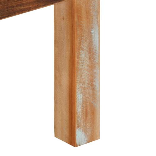 Sofabord 55x55x35 cm massivt genbrugstræ