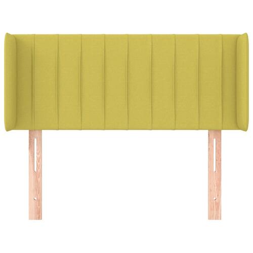 Sengegavl med kanter 93x16x78/88 cm stof grøn