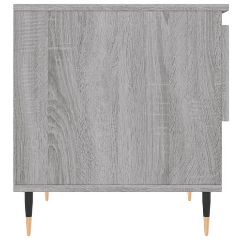 Sofaborde 2 stk. 50x46x50 cm konstrueret træ grå sonoma-eg