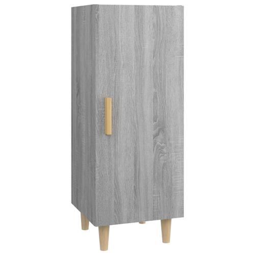 Skænk 34,5x34x90 cm konstrueret træ grå sonoma-eg