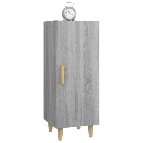 Skænk 34,5x34x90 cm konstrueret træ grå sonoma-eg