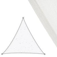 Skyggesejl Markise 3 x 3 m Hvid Polyetylen 300 x 300 x 0,5 cm