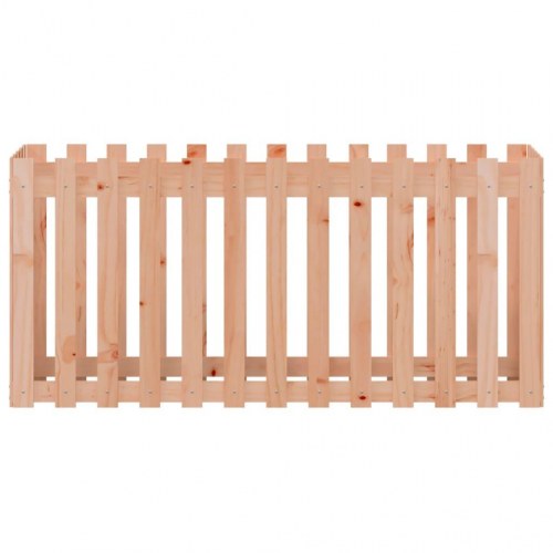 Højbed med stakitdesign 150×50×70 cm - massivt douglasgran