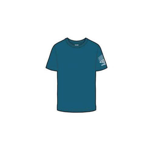 Kortærmet T-shirt til Mænd Umbro tERRACE 66207U LKB Blå M