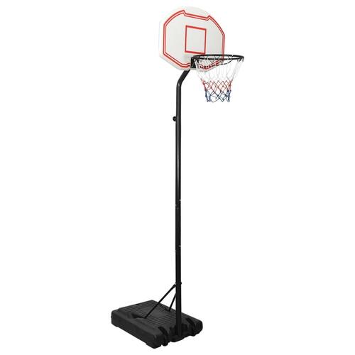 Basketballstativ 282-352 cm polyethylen hvid