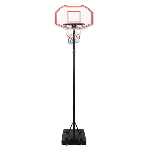 Basketballstativ 282-352 cm polyethylen hvid