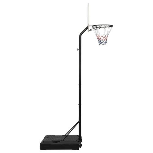 Basketballstativ 282-352 cm polyethylen hvid