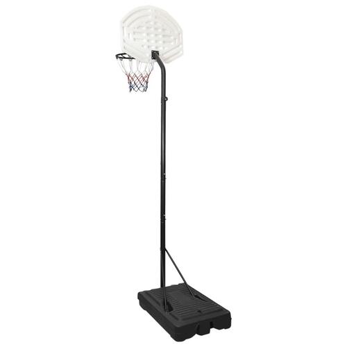 Basketballstativ 282-352 cm polyethylen hvid