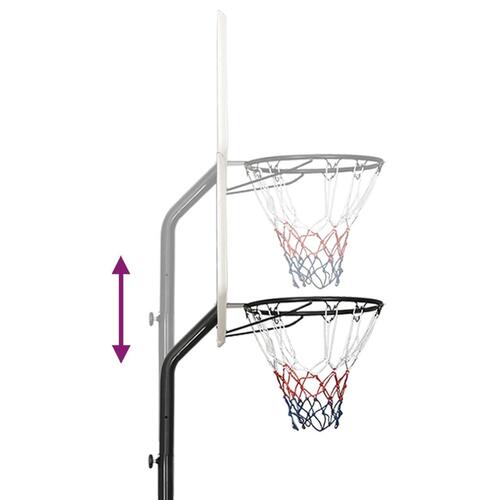 Basketballstativ 282-352 cm polyethylen hvid