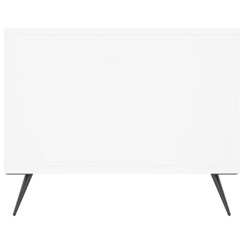 Sofabord 102x50x40 cm konstrueret træ hvid