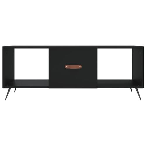Sofabord 102x50x40 cm konstrueret træ sort