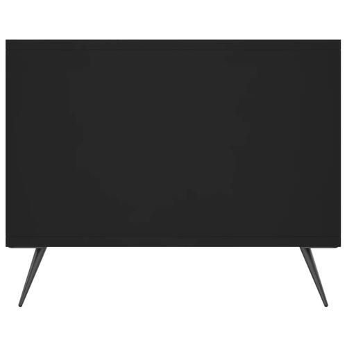 Sofabord 102x50x40 cm konstrueret træ sort