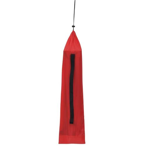 Campingseng 180x60x19 cm oxfordstof og stål rød