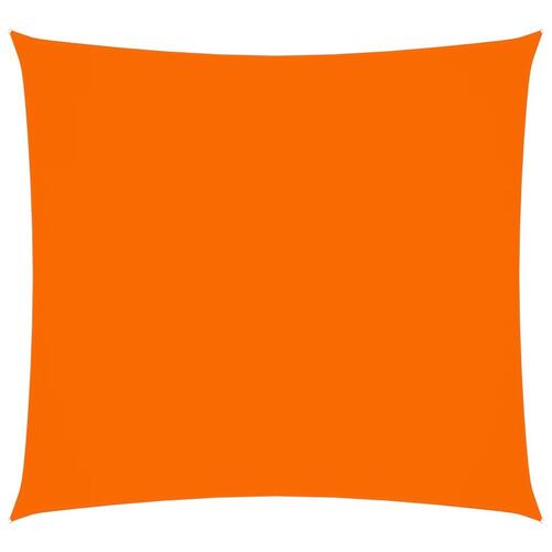 Solsejl 3,6x3,6 m oxfordstof firkantet orange